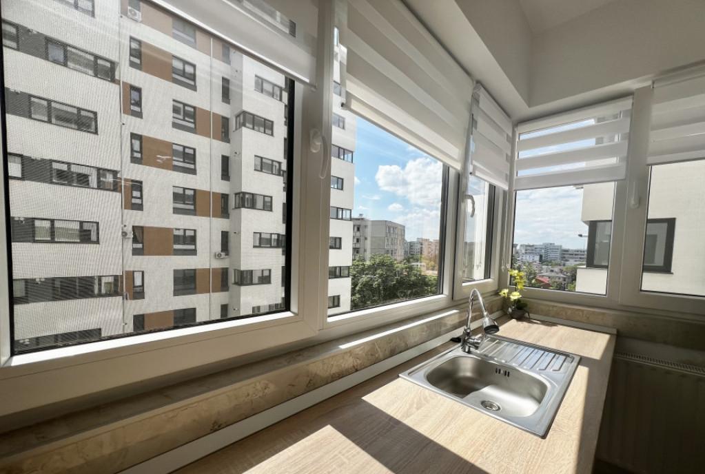 Garsoniera moderna de inchiriat in Central Address cu pa