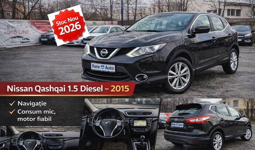 Nissan Qashqai 1 5 posibilitate rate fara avans 9 500 eur