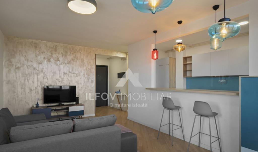 Apartament 2 camere central Otopeni mobilat si utilat moder